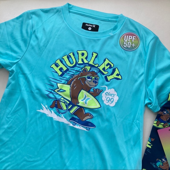 Hurley Neon Surf 🏄 cute shorts set 2227 - Picture 5 of 5